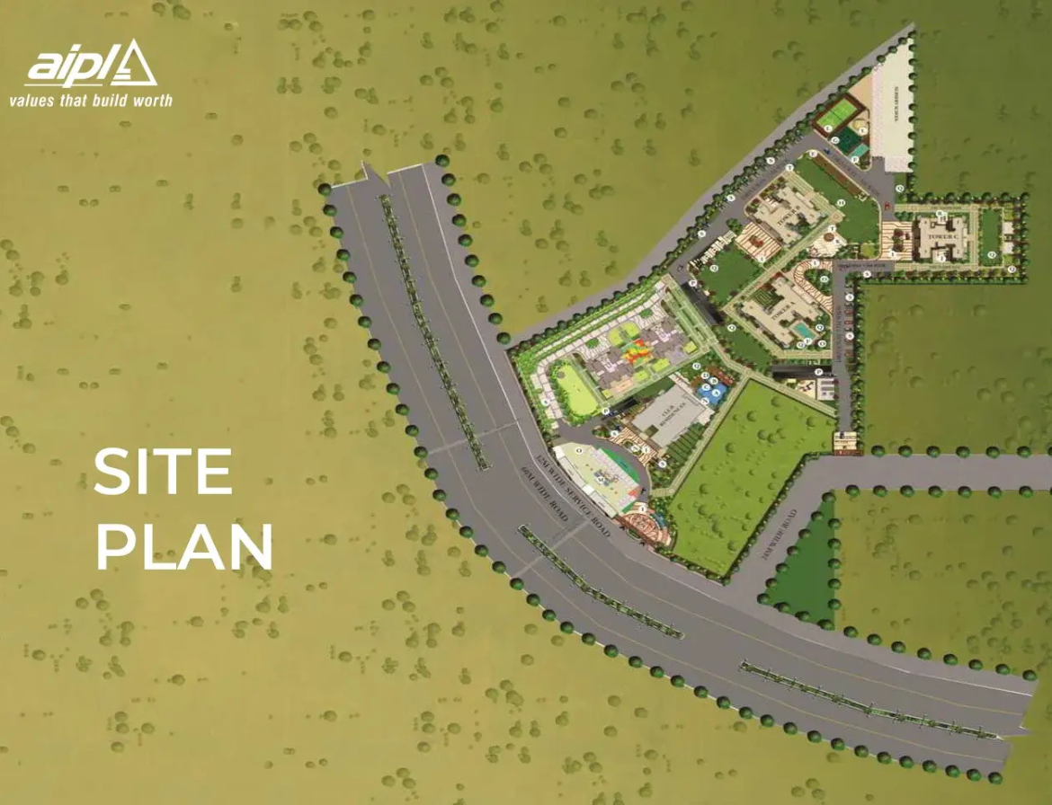 aipl Riviera Gurgaon site Plan